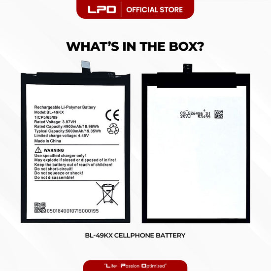Cellphone Battery	Infinix Note 11 2021 BL-49KX Compatible with X663, X663B