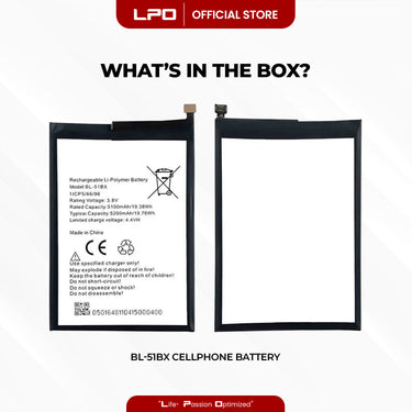 Cellphone Battery	Infinix Hot 10 2020 BL-51BX Compatible with X682B, X682C, MZ-Infinix X682B, MZ-Infinix X682C