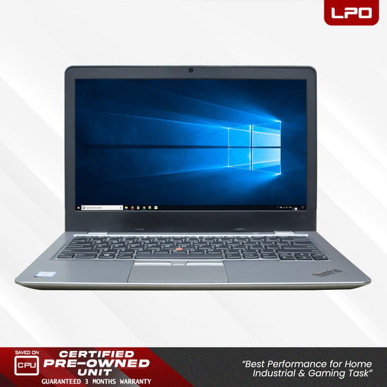 LPO Laptop Lenovo Thinkpad 13 Intel® Core™ i5-6200U CPU @2.30GHz 8GB DDR4 256GB SSD Windows 10 Pro 13
