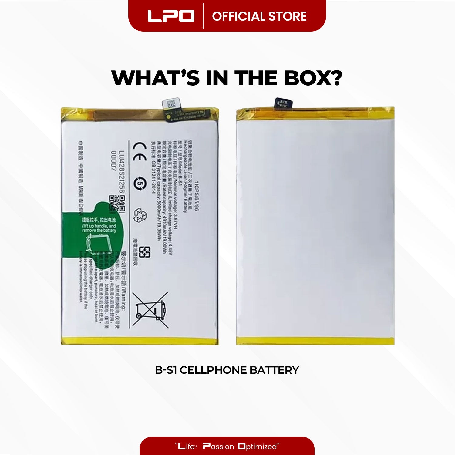 Cellphone Battery Vivo Y21 2021 B-S1 Compatible with V2111 - LPO Laptop PC-Outlet