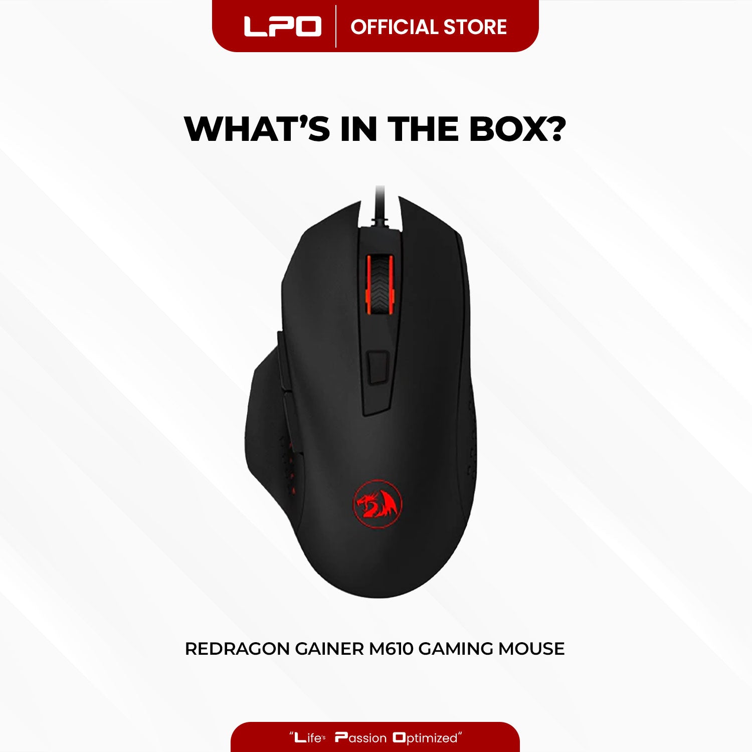 Redragon Gainer M610 Gaming Mouse For PC Laptop Computer