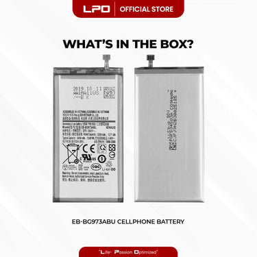 Cellphone Battery	Samsung Galaxy S10 2019 EB-BG973ABU Compatible with SM-G973F, SM-G973U