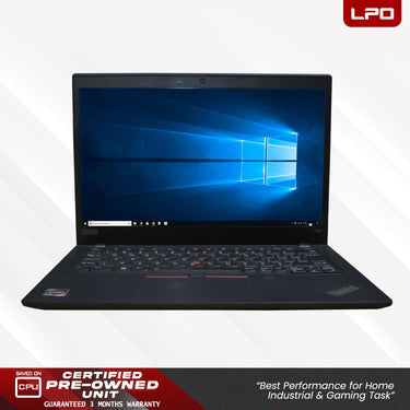 Laptop Lenovo Thinkpad X395 AMD Ryzen 5 Pro 3500 2.10Ghz 16GB DDR4 256GB SSD AMD Radeon Vega 8 13.3