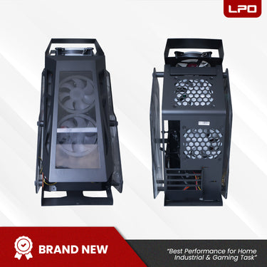 Inplay Thunder 01 PC Case Cool Design Shaped Gaming PC Case RGB Light Panel For Desktop PC
