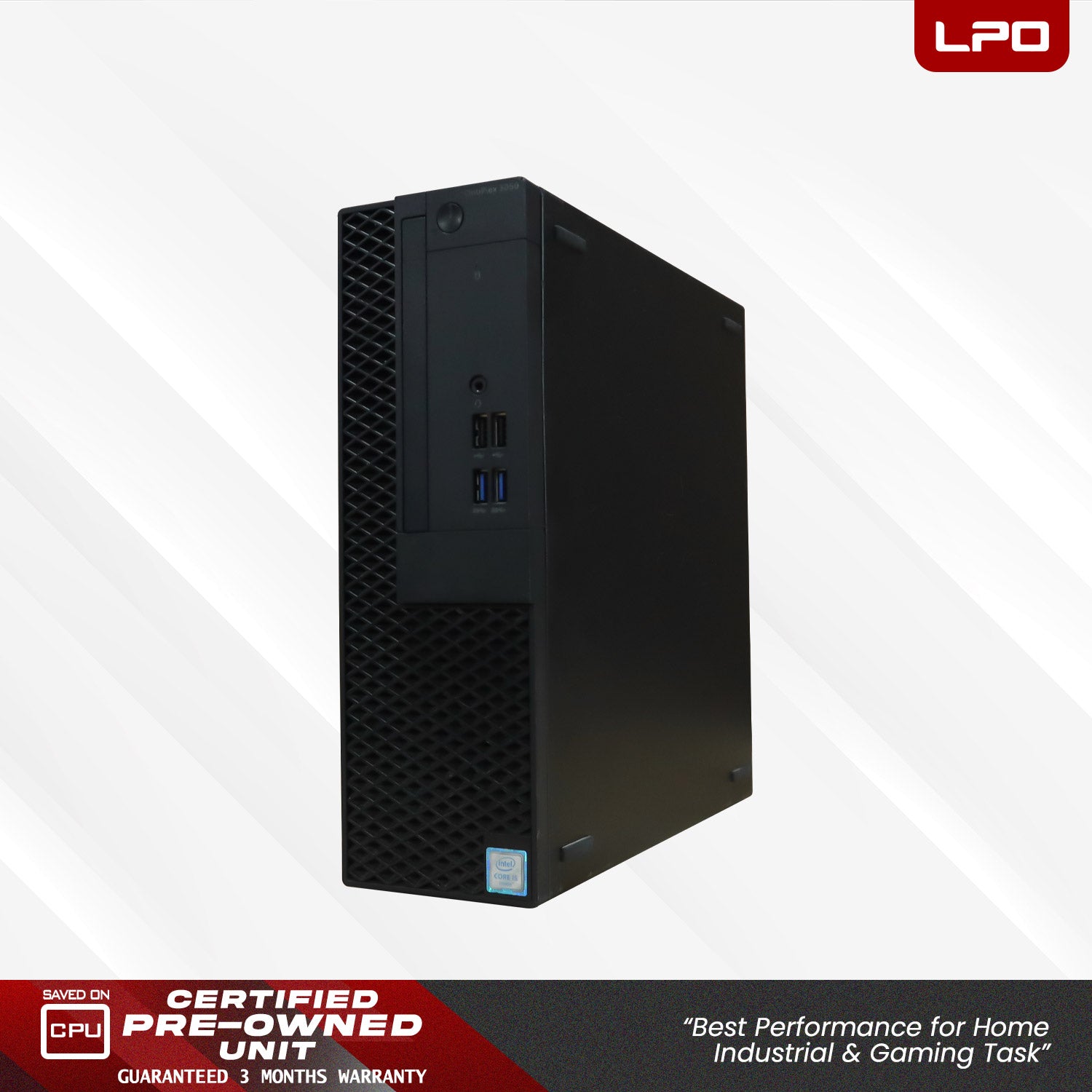 Dell Optiplex 3050 System Unit Intel Core i5-6500U 3.20Ghz 8GB DDR4 120GB SSD Intel HD Graphics 530
