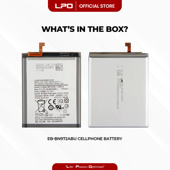 Cellphone Battery Samsung Galaxy Note 10+ 2019 EB-BN972ABU Compatible with SM-N975F
