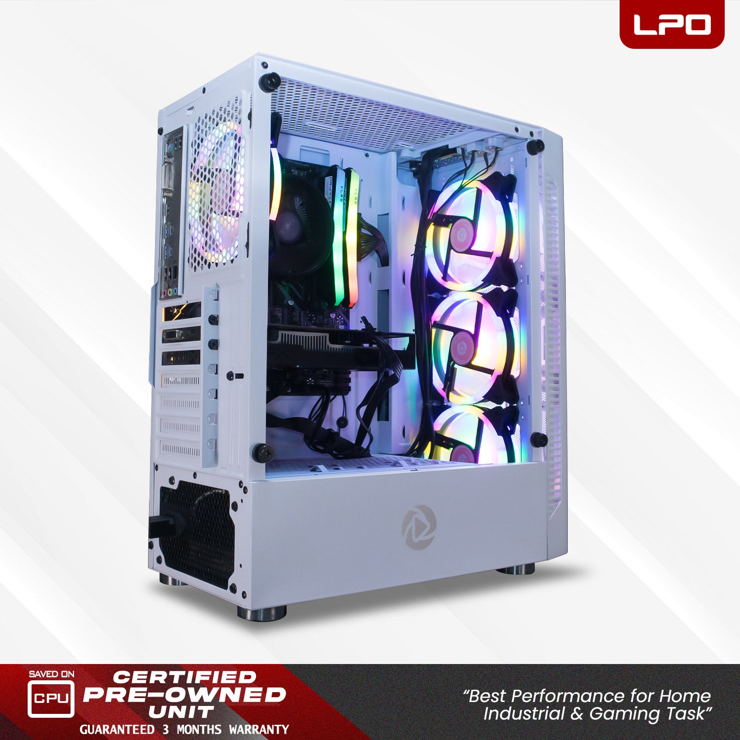 Gaming Desktop Computer AMD Ryzen 5 5500 6 Cores 3.60Ghz Gigabyte B450M DS3H V2 AM4 Socket Motherboard XFX RX 560 4GB DDR5 16GB DDR4 512GB M.2 SSD Inplay 850W PSU (Game Ready Set)