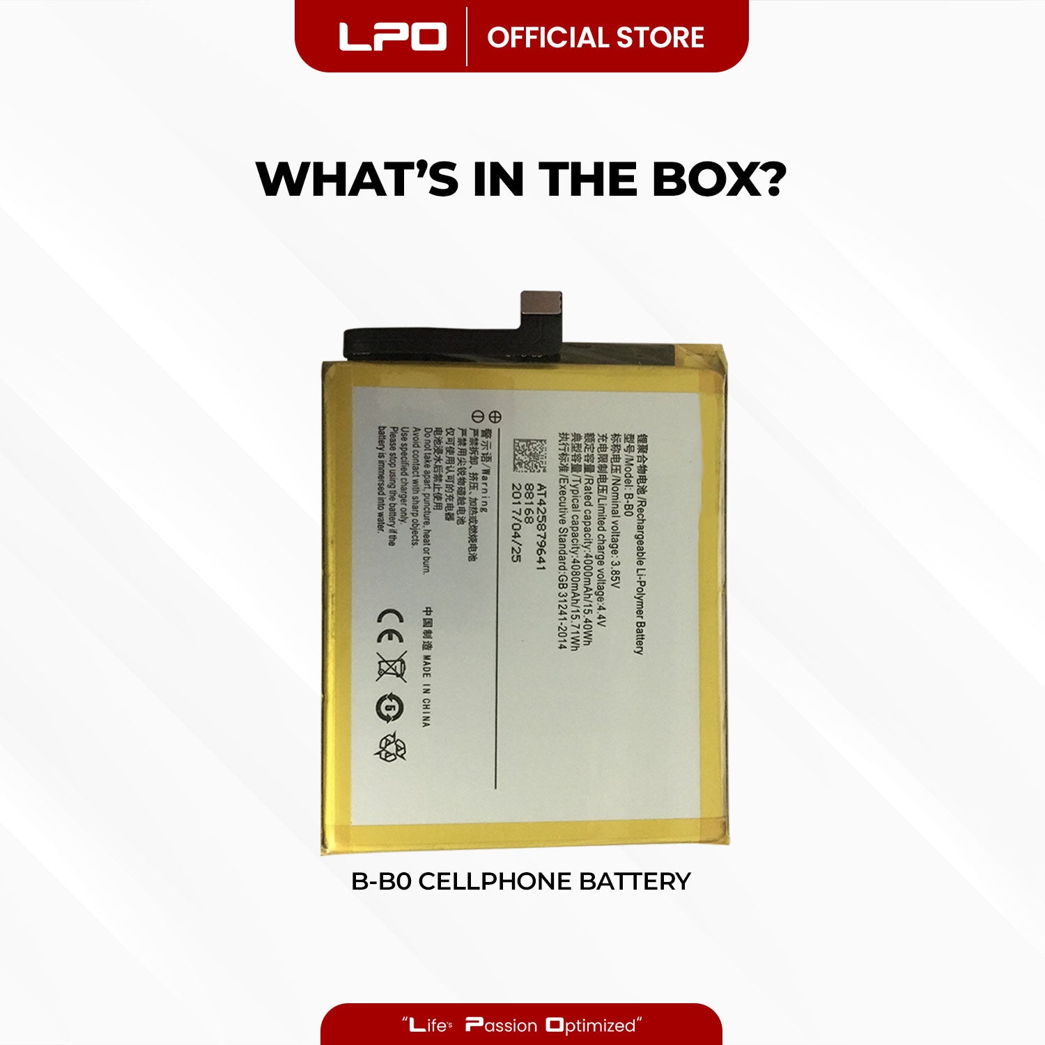 Cellphone Battery Vivo XPlay 6 2016 B-B0 Compatible with Vivo XPlay 6 2016 - LPO Laptop PC-Outlet