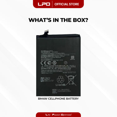 Cellphone Battery Xiaomi Mi 10T Lite 5G 2020 BM4W Compatible with Xiaomi Mi 10T Lite 5G 2020, M2007J17G - LPO Laptop PC-Outlet