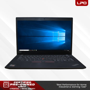 Laptop Lenovo Thinkpad X395 AMD Ryzen 5 Pro 3500 2.10Ghz 16GB DDR4 256GB SSD AMD Radeon Vega 8 13.3
