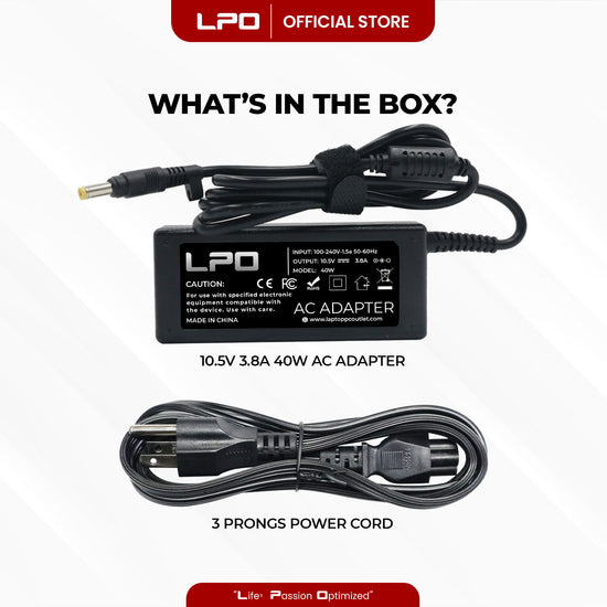 Laptop Charger Sony 10.5V 3.8A 40W Yellow Pin 4.8mm x 1.7mm Compatible with  Sony Vaio Pro Svp132a1cw