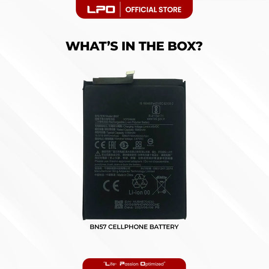 Cellphone Battery Xiaomi Poco X3 Pro 2021 BN57 Compatible with Xiaomi Poco X3 NFC 2020 - LPO Laptop PC-Outlet