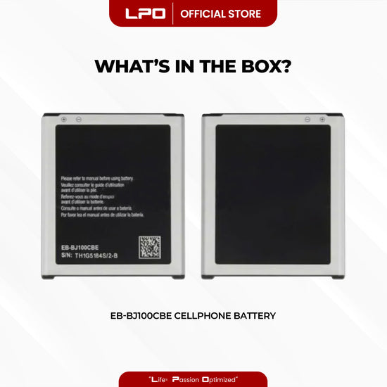 Cellphone Battery Samsung Galaxy J1 2015 EB-BJ100BBE EB-BJ100CBE Compatible with SM-J100F