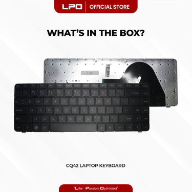 Laptop Keyboard HP CQ42 External / Traditional Black US Compatible with HP Compaq Presario CQ42 G42 Series
