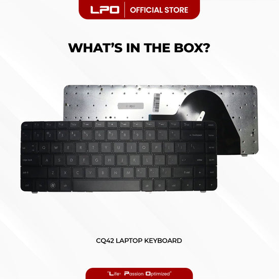 Laptop Keyboard HP CQ42 External / Traditional Black US Compatible with HP Compaq Presario CQ42 G42 Series