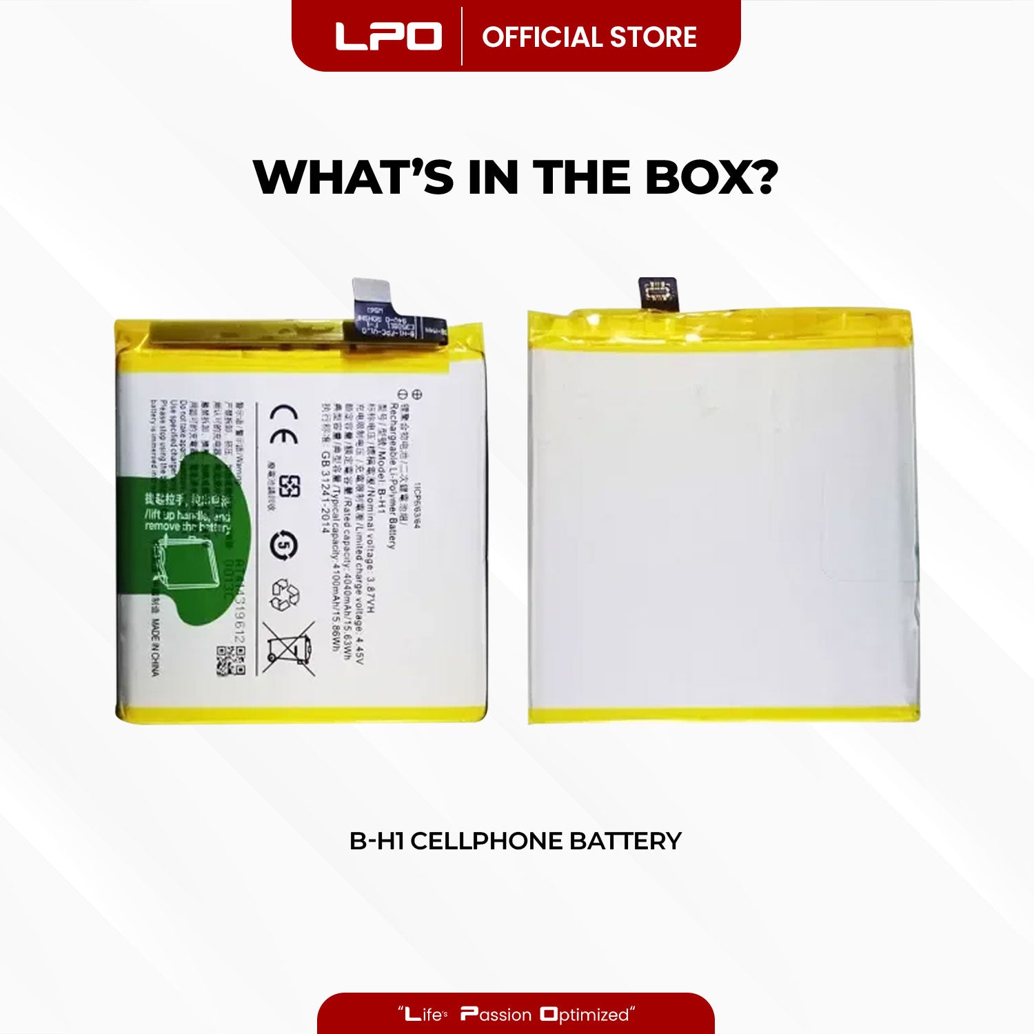 Cellphone Battery Vivo V17 Pro 2019 B-H1 Compatible with 1909, PD1931F_EX, 1910 - LPO Laptop PC-Outlet
