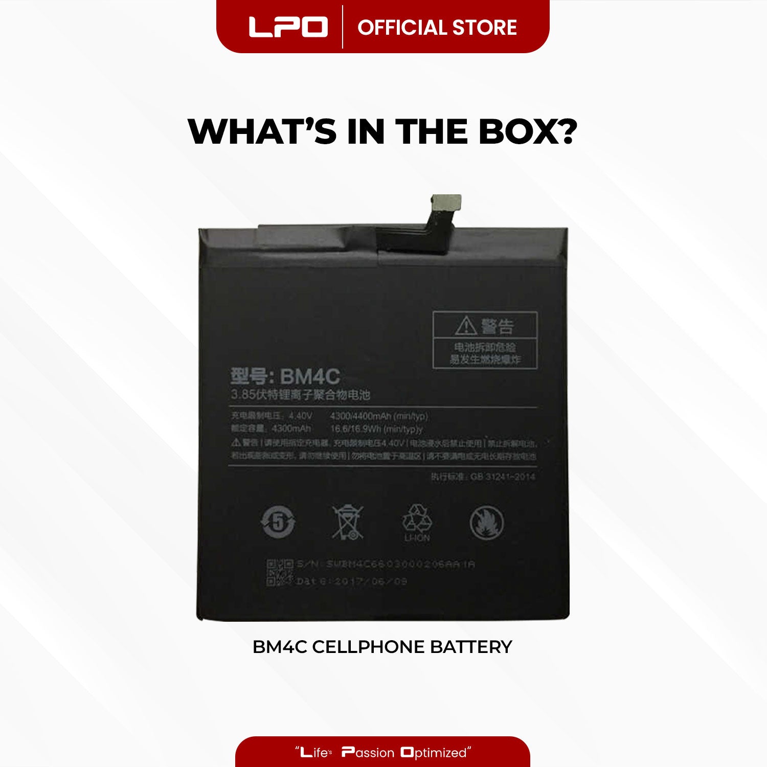 Cellphone Battery Xiaomi Mi Mix 2016 BM4C Compatible with MIX - LPO Laptop PC-Outlet