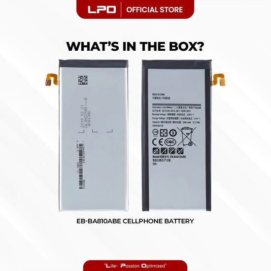 Cellphone Battery Samsung Galaxy A8 2016 EB-BA810ABE Compatible with SM-A8100, SM-A810F