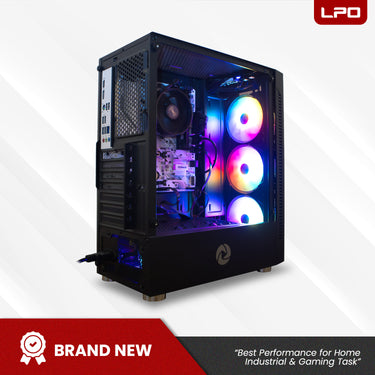 Gaming Desktop Unit AMD Ryzen 7 5700G 3.80Ghz AsRock B550M Pro SE AM4 Socket Motherboard AMD Radeon RX Vega 8 16GB SSD Inplay Gaming Case Meteor 03 Tempered Glass PC Case (Game Ready Unit)