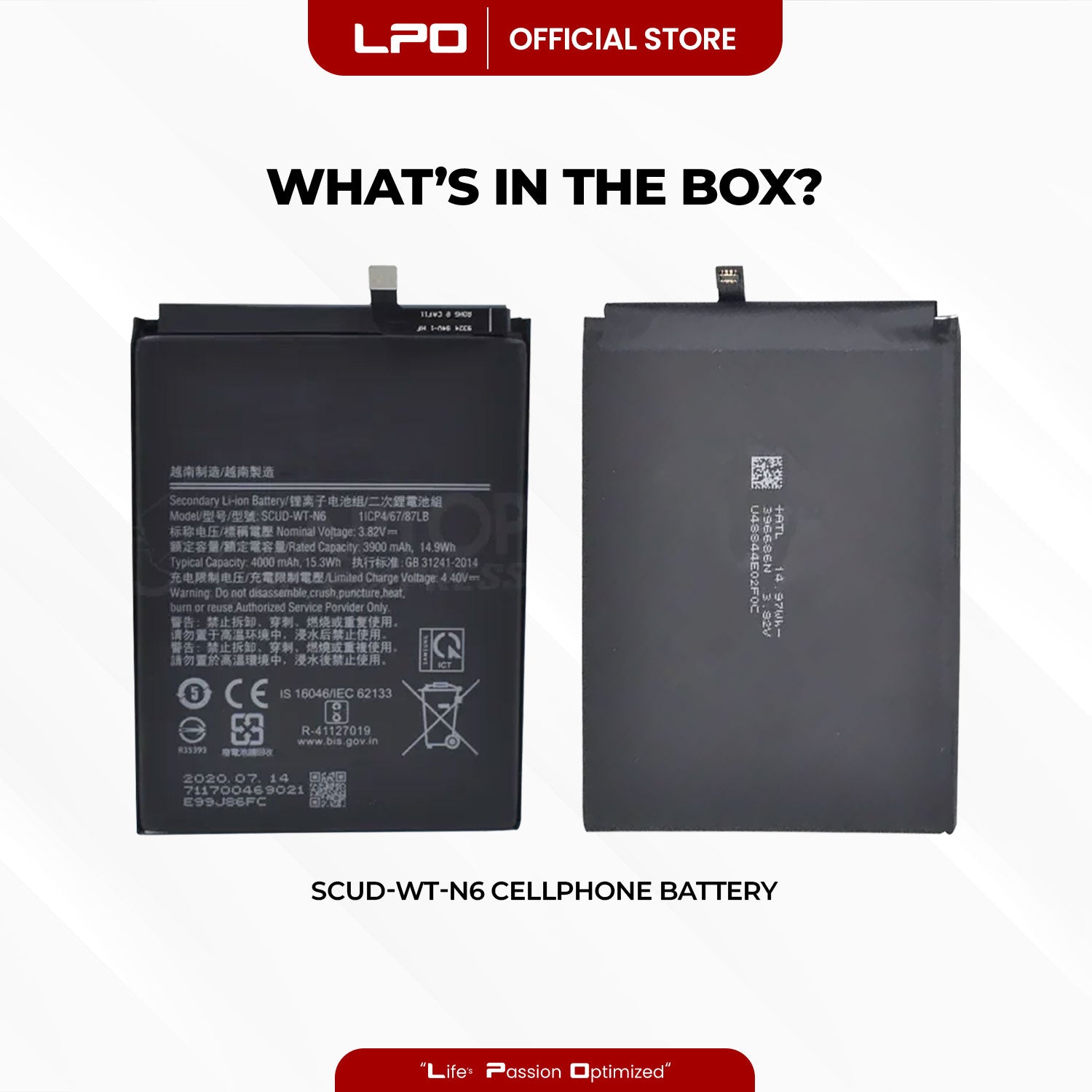 Cellphone Battery	Samsung Galaxy A10s / A20s SCUD-WT-N6 Compatible with SM-A107F, SM-A107M