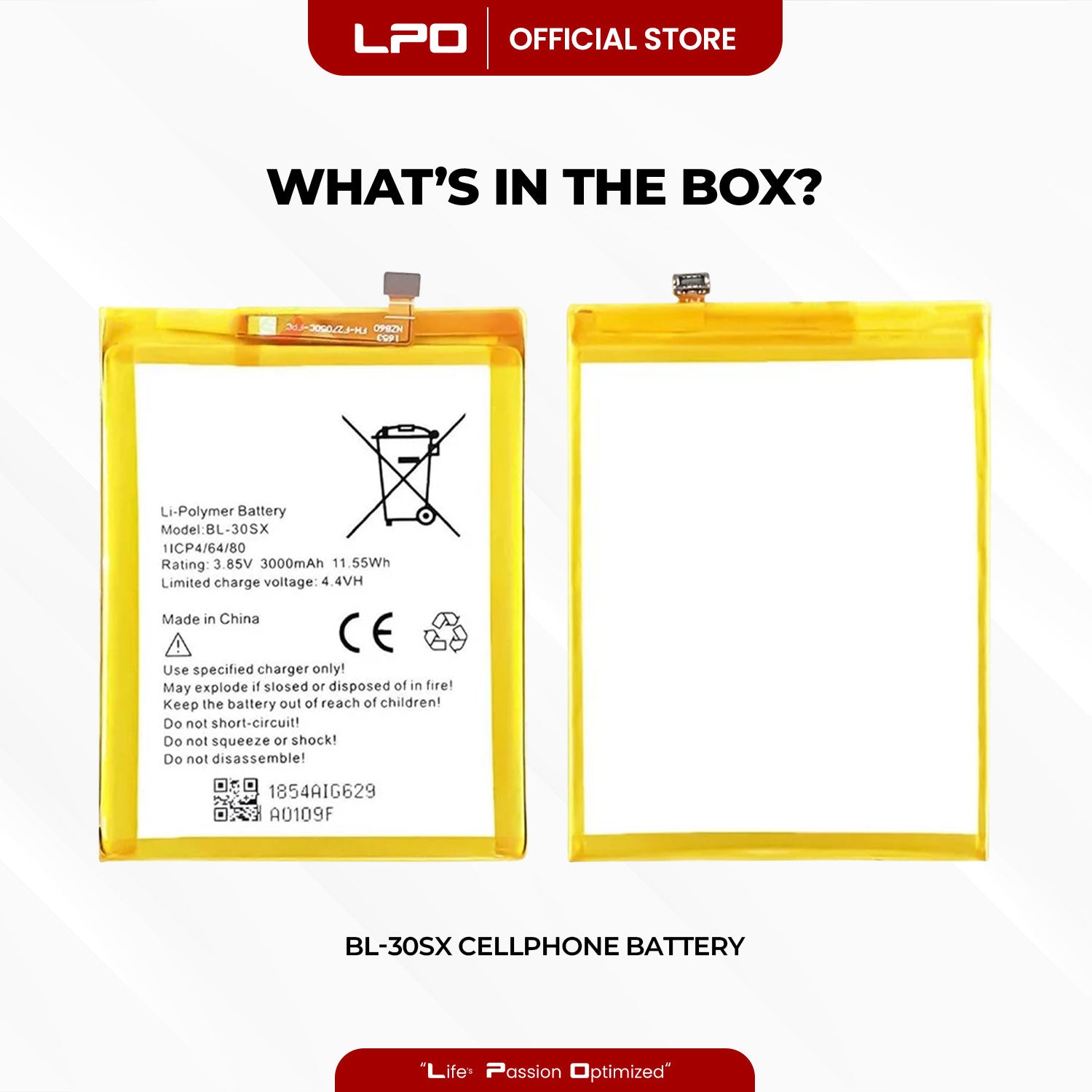 Cellphone Battery	Infinix S2 Pro 2017 BL-30SX Compatible with Infinix S2 Pro 2017, S2