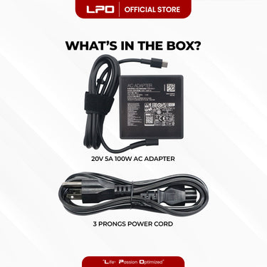 Laptop Charger Asus 20V 5A 100W TYPE C Compatible with ASUS ROG Flow X13