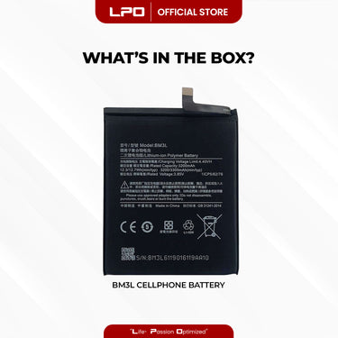 Cellphone Battery Xiaomi Mi 9 2019 BM3L Compatible with M1902F1G - LPO Laptop PC-Outlet