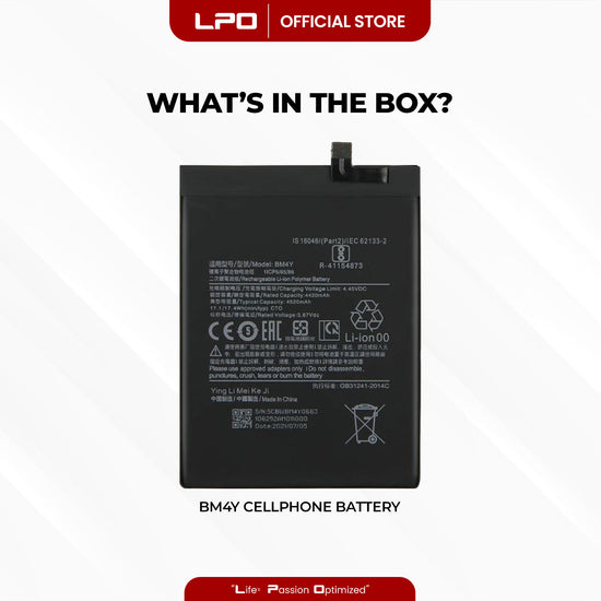 Cellphone Battery Xiaomi Poco F3 2021 BM4Y Compatible with M2012K11AG - LPO Laptop PC-Outlet