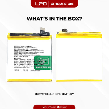 Cellphone Battery	Oppo Reno 2F 2019 / 2Z BLP737 Compatible with CPH1989, PCKM70, PCKT00, PCKM00, CPH1945, CPH1951, PCKM80