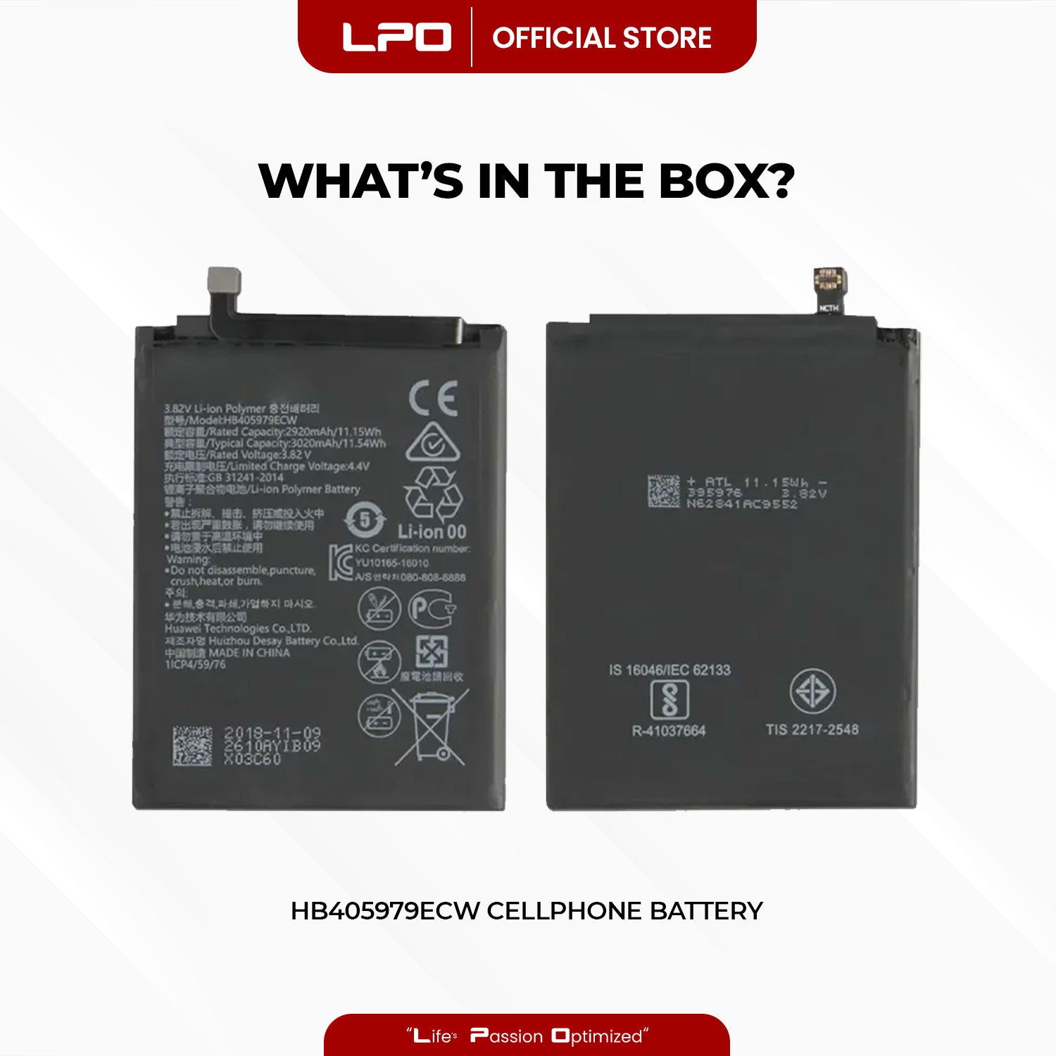 Cellphone Battery	Huawei Y5 2017 /Huawei Y6 Pro /Huawei Y6 /Huawei Y5 Prime / Huawei Y5 Lite  / HB405979ECW Compatible with MYA-L03