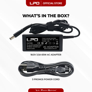 Laptop Charger HP 18.5V 3.5A 65W	Circle Pin 7.4mm x 5.0mm Compatible with HP Compaq Presario CQ60