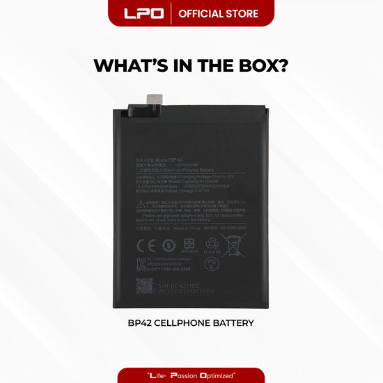 Cellphone Battery Xiaomi Mi 11 Lite 2021 BP42 Compatible with M2101K9AG, M2101K9AI - LPO Laptop PC-Outlet