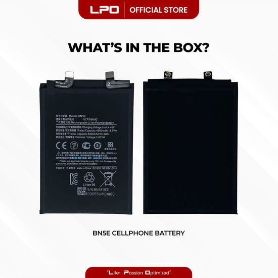 Cellphone Battery Xiaomi Poco X4 Pro 5G 2022 BN5E Compatible with 2201116PG - LPO Laptop PC-Outlet