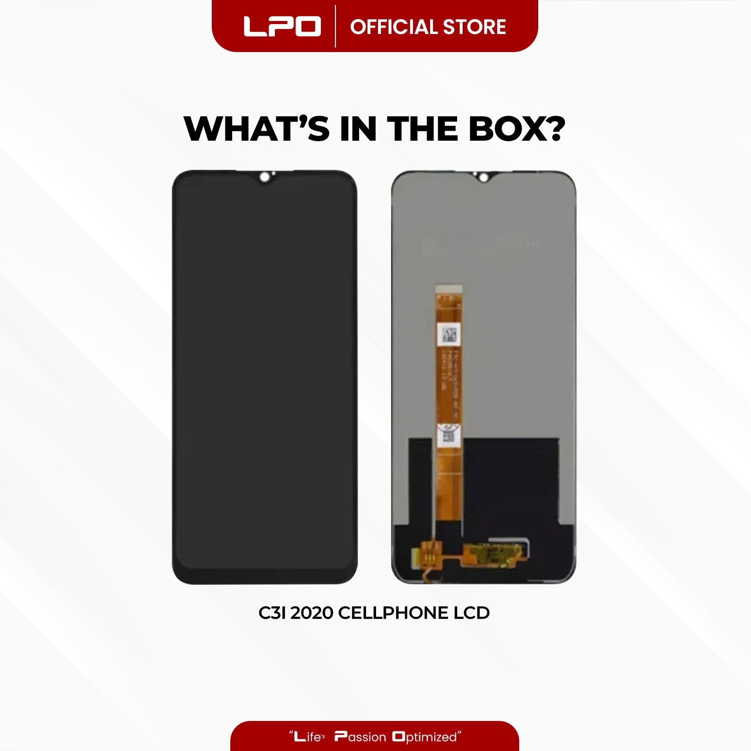 Cellphone LCD Screen	6.5 Realme C3i 2020 Compatible with RMX2027, RMX2020