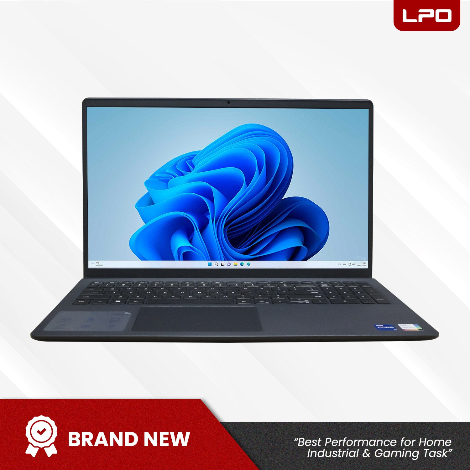 Laptop Dell Inspiron 15 3520 Intel Core i7-1255U 1.25Ghz 16GB DDR4 512GB SSD Intel Iris Xe 15.6