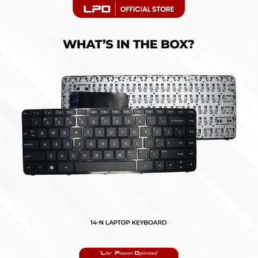 Laptop Keyboard HP 14-N External / Traditional Black US Compatible with HP Pavilion 14N, 14-N000, 14N063TX