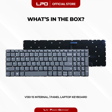 Laptop Keyboard LENOVO V130-15 Internal / Panel Gray US Compatible with Lenovo V130-15IKB
