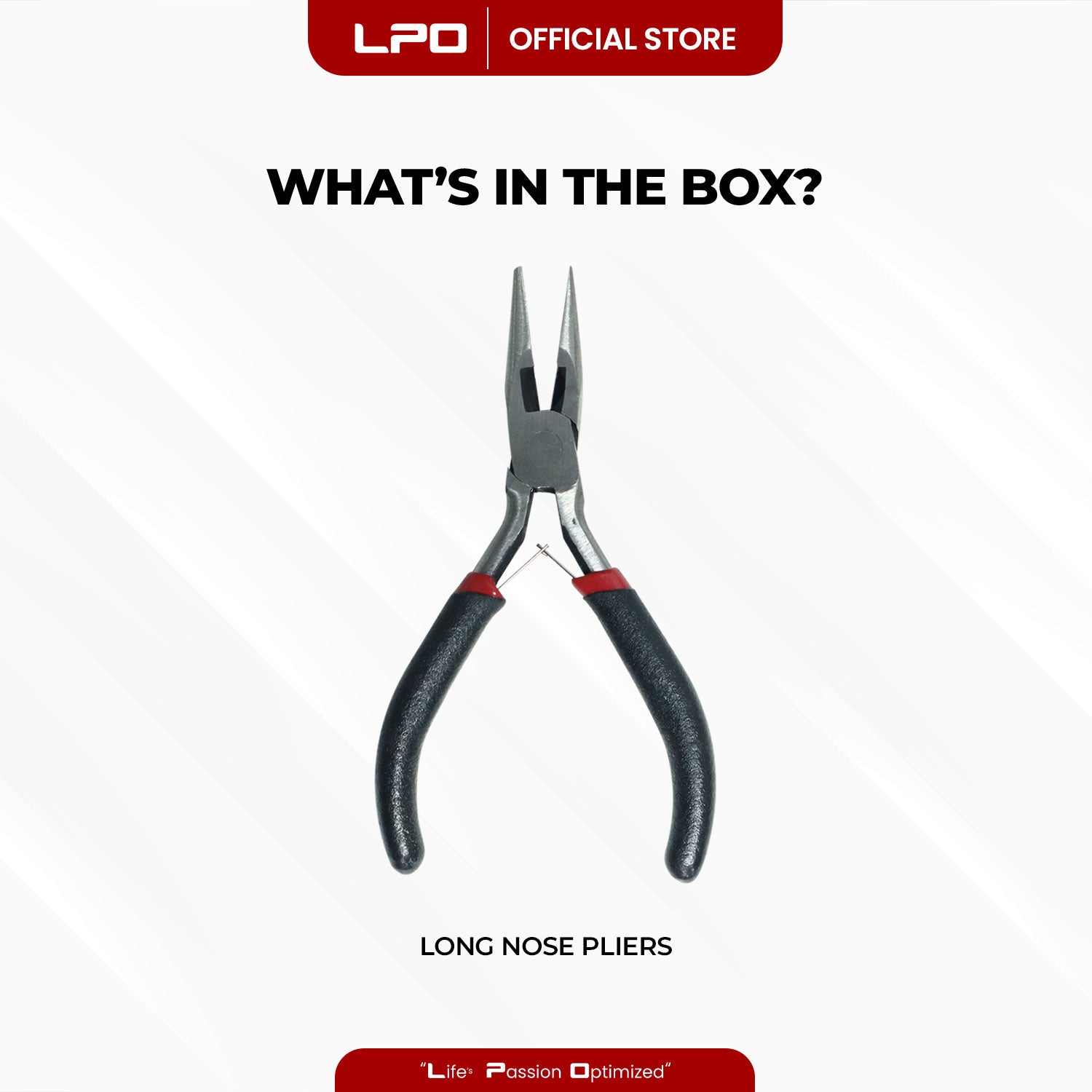 LPO Long Nose Pliers Mini Needle-Nose Pliers Multi-Function Electrician Wire Cutters DIY Jewelry Tool App