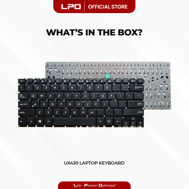 Laptop Keyboard ASUS UX430 UX430U Internal / Panel Black US Compatible with Asus ZenBook UX430u UX430ua UX430uq UX430un Series