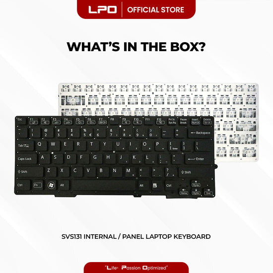 Laptop Keyboard SONY SVS131 Internal / Panel Black US Compatible with Sony SVS-13 SVS13