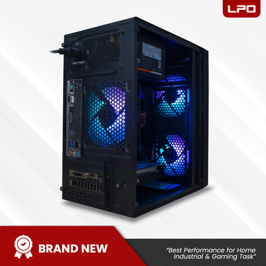 Gaming Desktop Unit AMD Ryzen 5 4500 6Cores 3.60Ghz A520M-K V2 AM4 Socket Motherboard NVIDIA GeForce GTX 1650 4GB 16GB DDR4 480GB 2.5