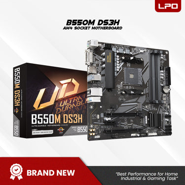 Gaming Unit AMD Ryzen 7 5700G 3.8Ghz B550M DS3H AM4 Socket 32GB DDR4 512GB NVME M.2 SSD RGB AK600W 80+ Bronze DF-120 ARGB Liquid CPU Cooling Meteor 03 Casing (Game Ready)