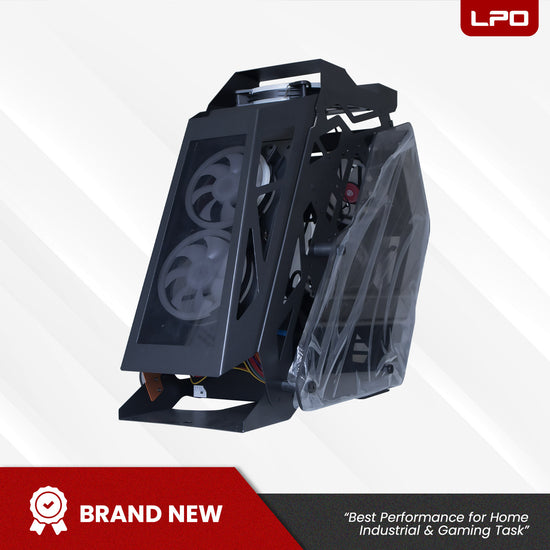 Inplay Thunder 01 PC Case Cool Design Shaped Gaming PC Case RGB Light Panel For Desktop PC
