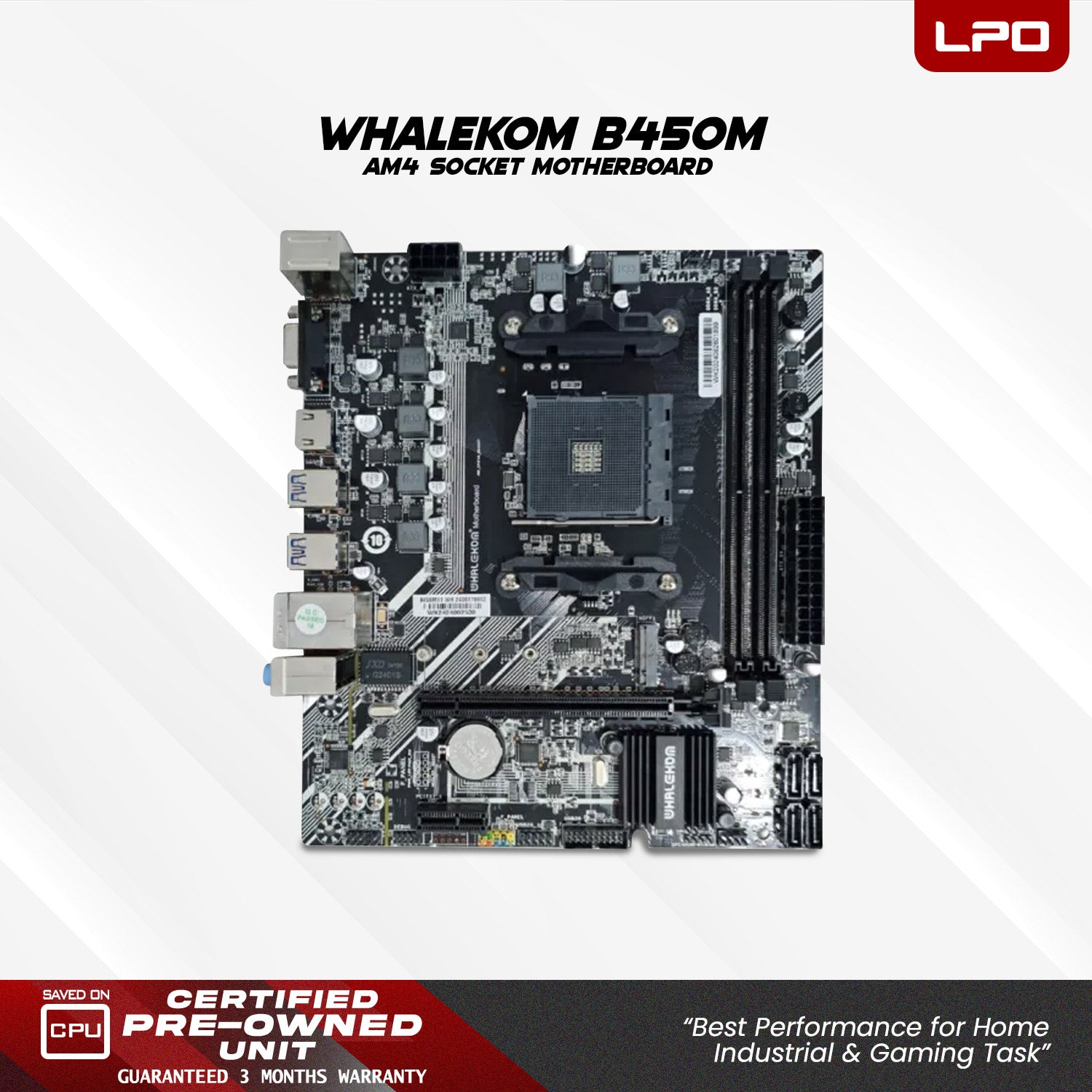Gaming unit AMD Ryzen 3 3200G @3.6GHz Whalekom B450M V1 AM4 Socket Whalekom 16GB (2x8GB) 3200MHz DDR4 128GB 2.5