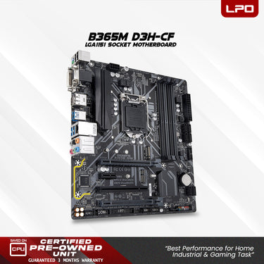 Gaming Desktop Computer Intel Core i5-9400 2.90Ghz B365M D3H-CF LGA 1151 Socket Motherboard RX 570 8GB GDDR5 OC 64GB DDR4 250GB SSD + 1TB HDD 24