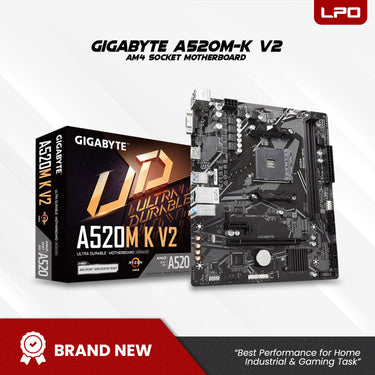 Gaming Desktop Unit AMD Ryzen 5 4500 6Cores 3.60Ghz A520M-K V2 AM4 Socket Motherboard NVIDIA GeForce GTX 1650 4GB 16GB DDR4 480GB 2.5