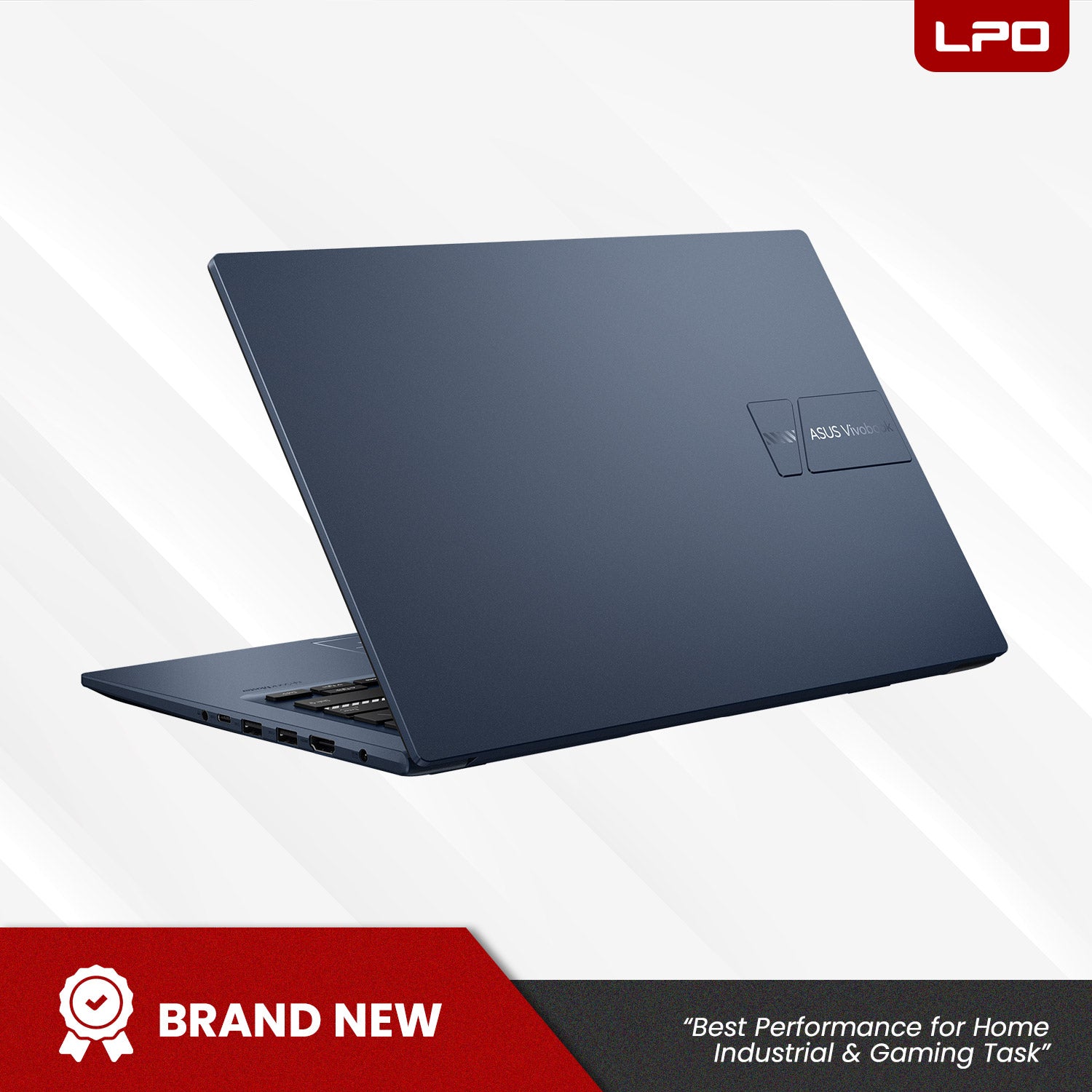 LPO Laptop Asus Vivobook 14 X1404V Intel Core i5-1334U @4.6Ghz 256GB SSD 4GB + 8GB(on board) DDR4 Intel Iris Xe 14.0 inch FHD Windows 11 Home