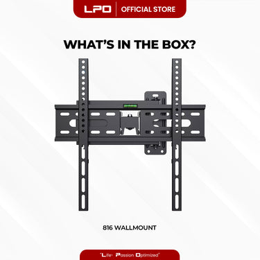 TV Wall Mount Swivel and Tilt Bracket	 816 26 - 55 inch Load Capacity up to 30kg Full Motion Movement