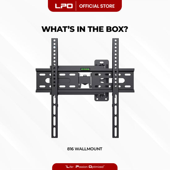 TV Wall Mount Swivel and Tilt Bracket	 816 26 - 55 inch Load Capacity up to 30kg Full Motion Movement