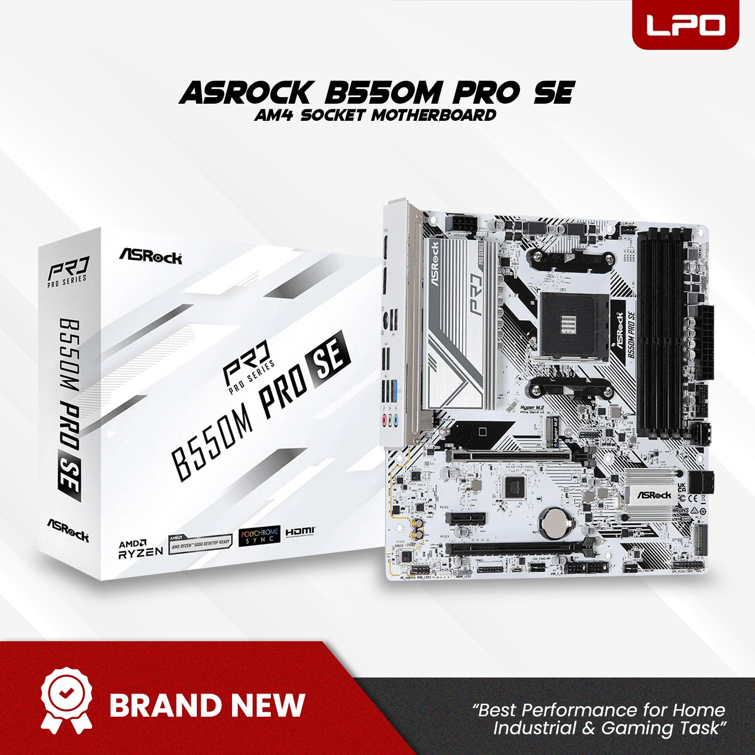 Gaming Desktop Unit AMD Ryzen 7 5700G 3.80Ghz AsRock B550M Pro SE AM4 Socket Motherboard AMD Radeon RX Vega 8 16GB SSD Inplay Gaming Case Meteor 03 Tempered Glass PC Case (Game Ready Unit)